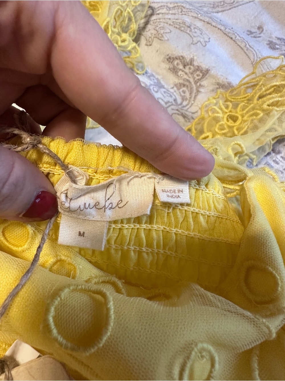 Anthropologie Letmebe yellow sundress - Picture 2 of 5